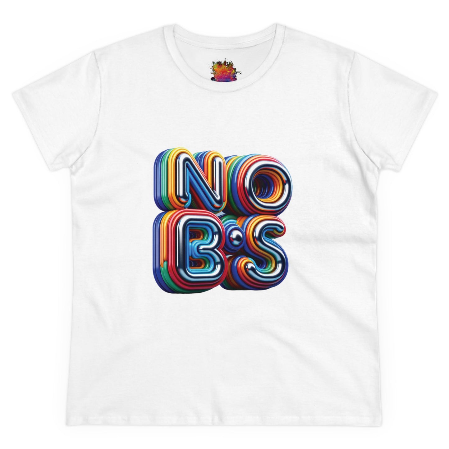 NO B.S  Women's Midweight Cotton Tee