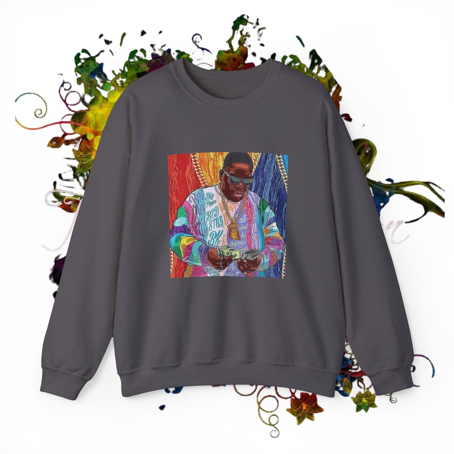 Mo' Money..Biggie Unisex Heavy Blend™ Crewneck Sweatshirt