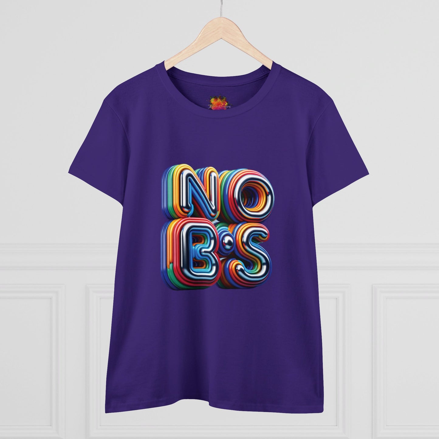 NO B.S  Women's Midweight Cotton Tee