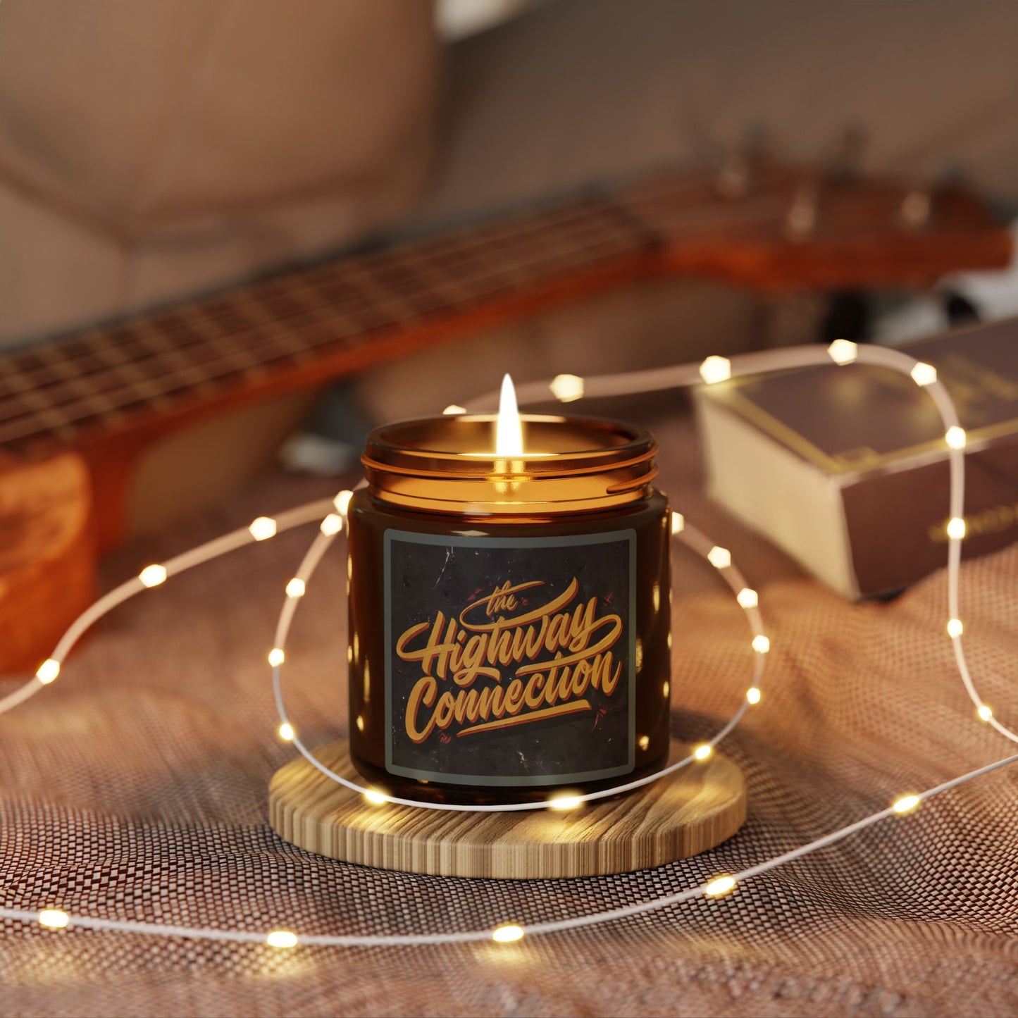 The Highway Connection Scented Soy Candle (Multi-Size, Amber Jar)