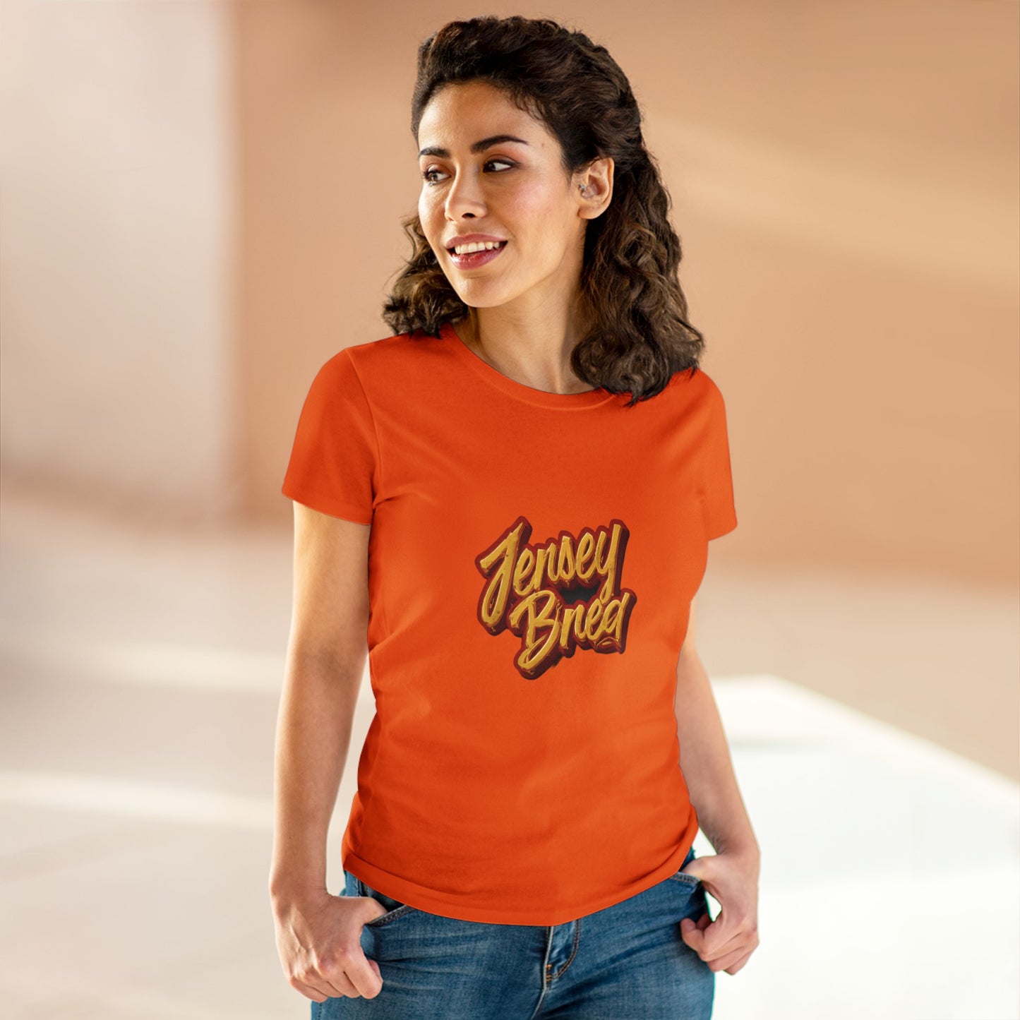 Jersey Bred Women's Midweight Cotton Tee