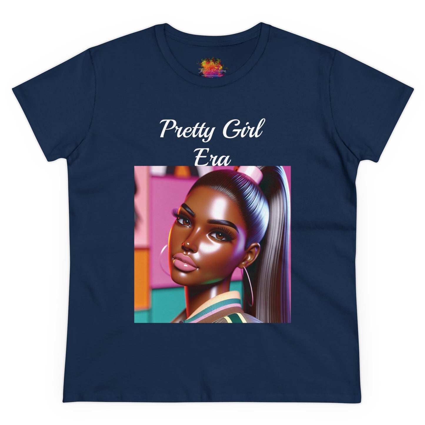 Pretty Girl Era Women's Midweight Cotton Tee