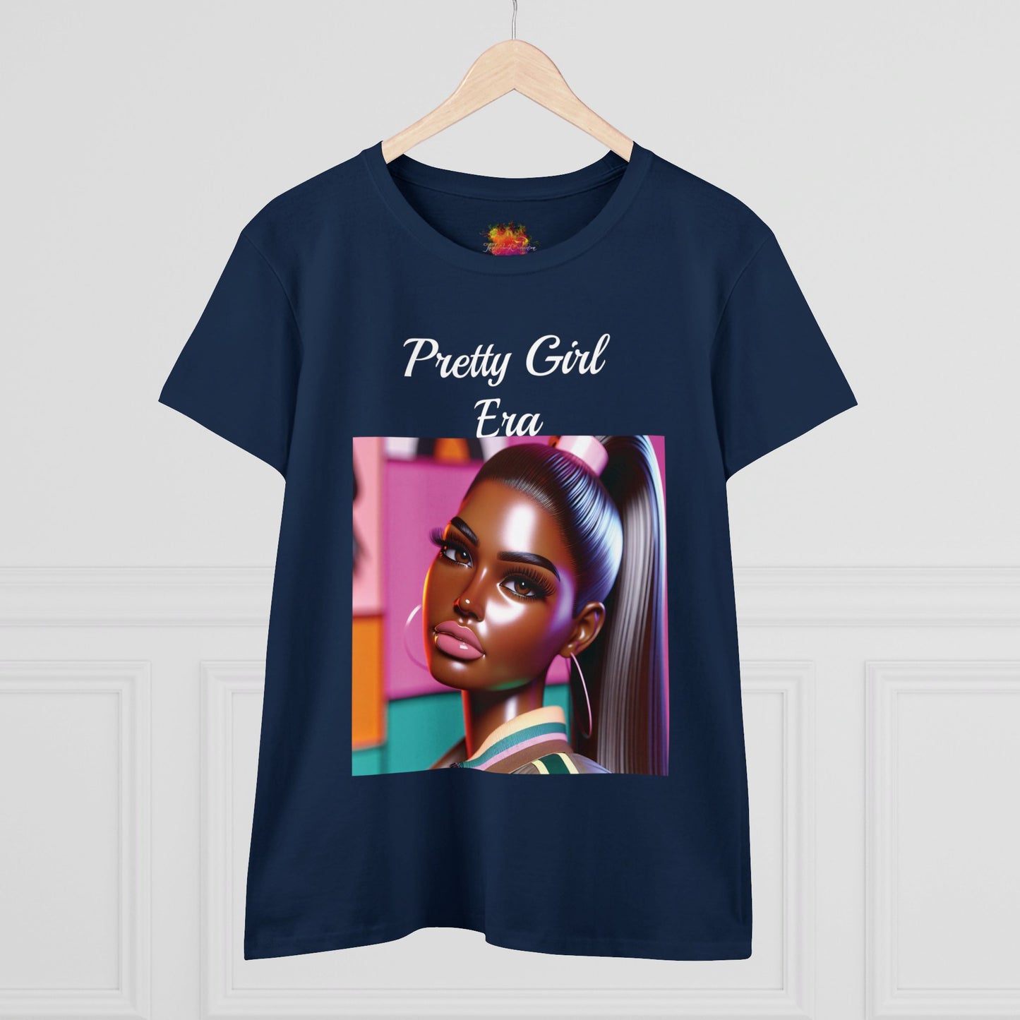 Pretty Girl Era Women's Midweight Cotton Tee