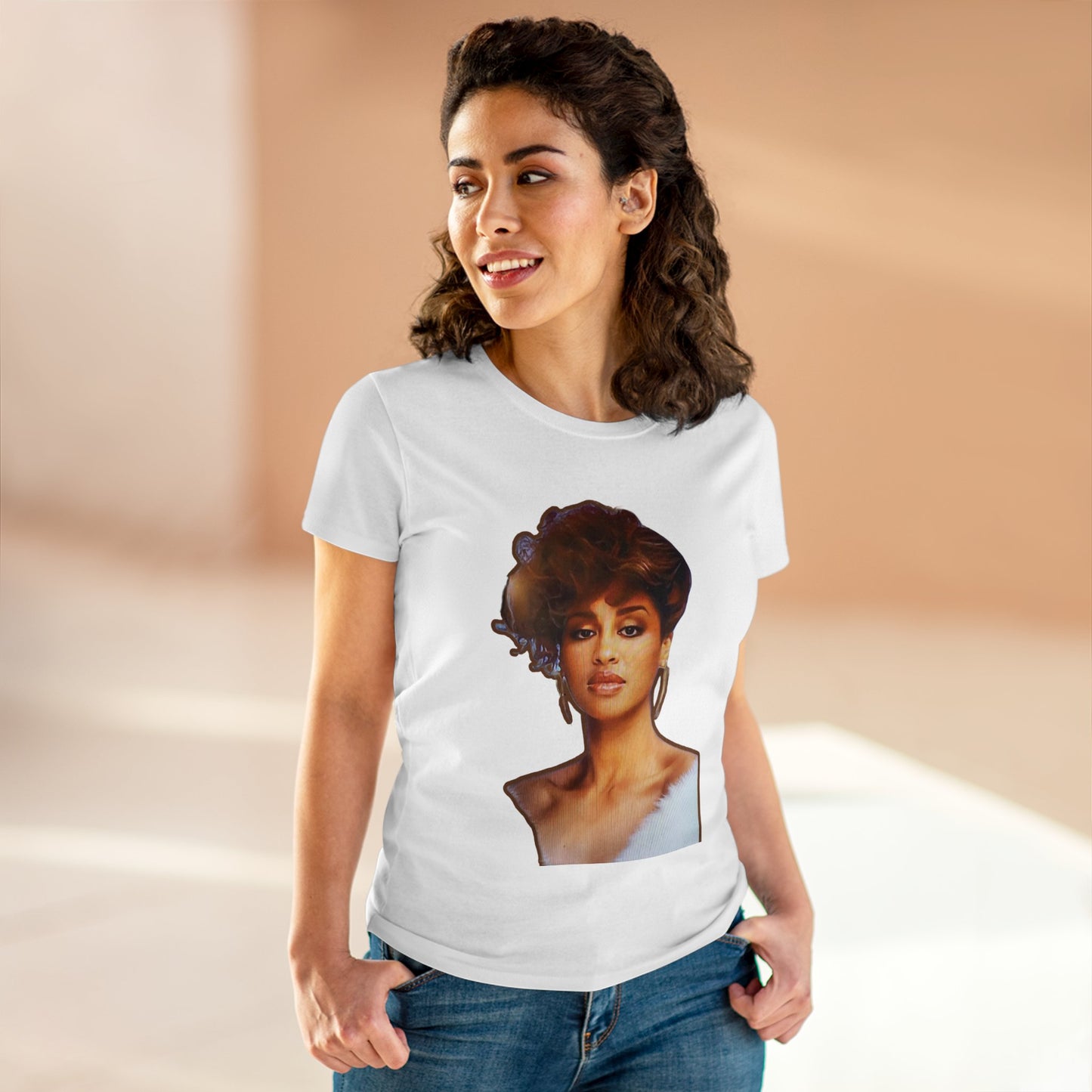 GODDESS P COLOR Women's Midweight Cotton Tee