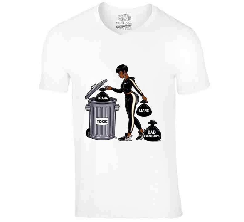 Trash Day Ladies T Shirt