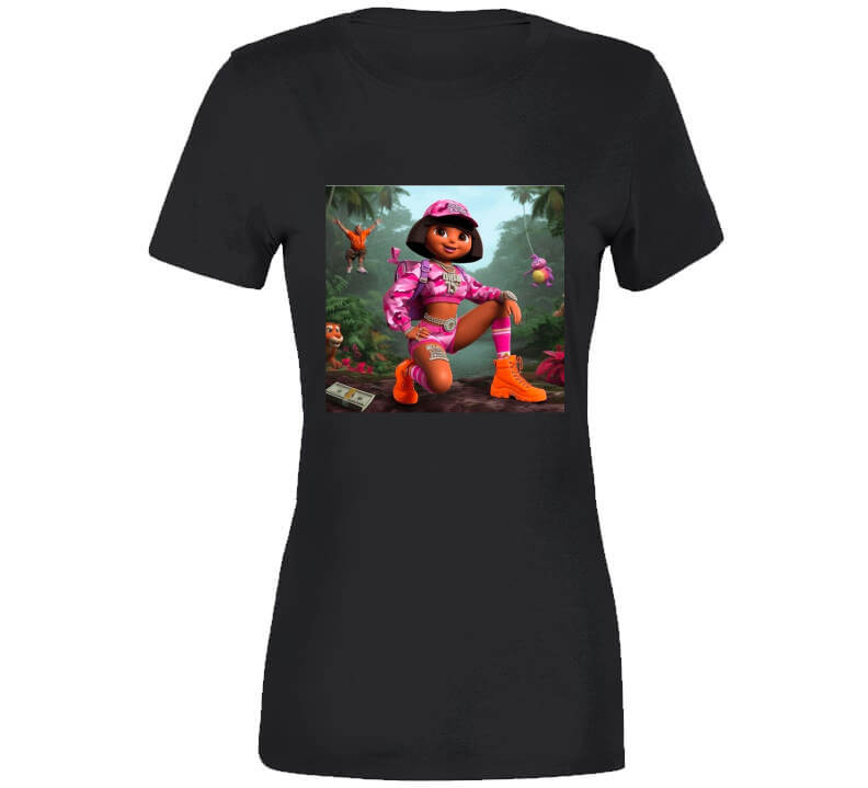 Adventure D Ladies T Shirt