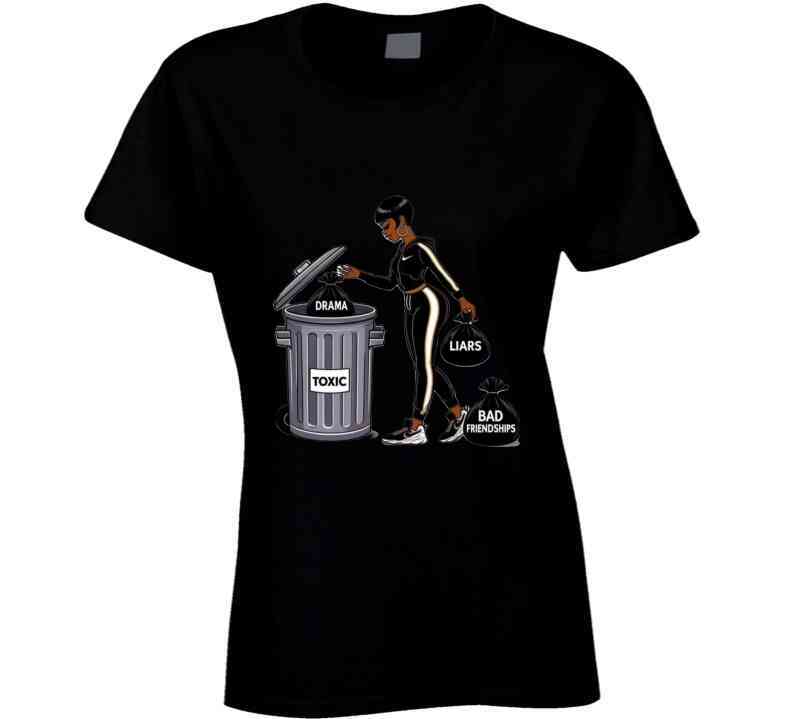 Trash Day Ladies T Shirt