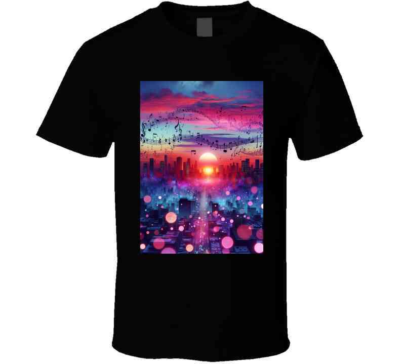 Musical City Skyline  T Shirt