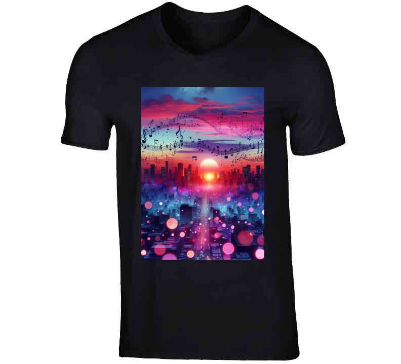 Musical City Skyline  T Shirt