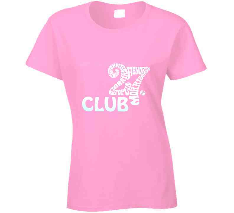 27 Club  T Shirt Pink