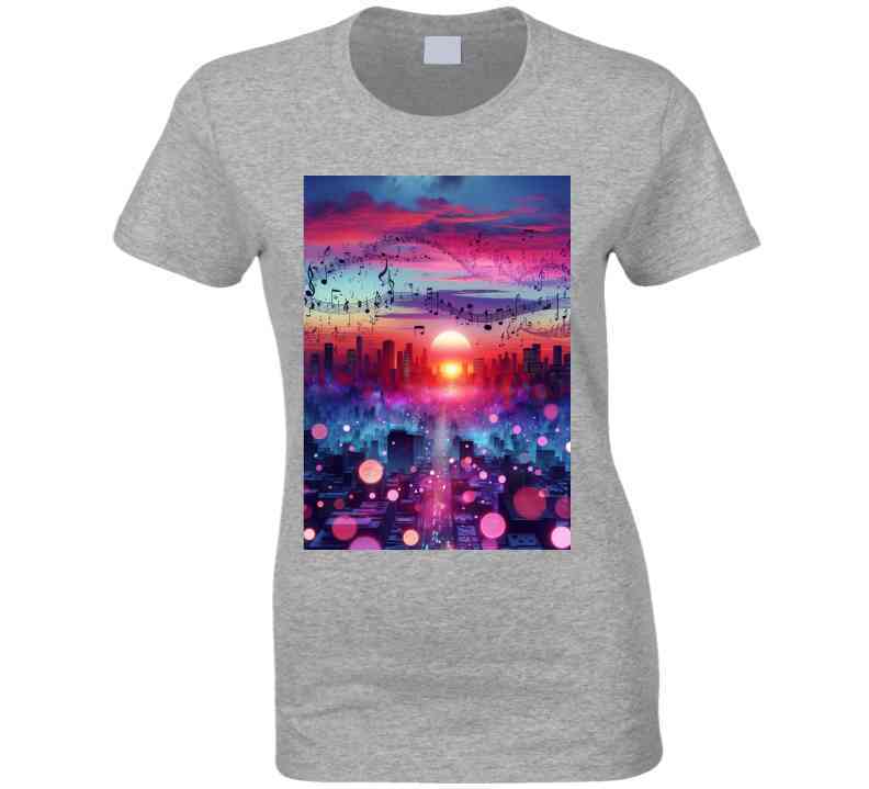 Musical City Skyline  T Shirt