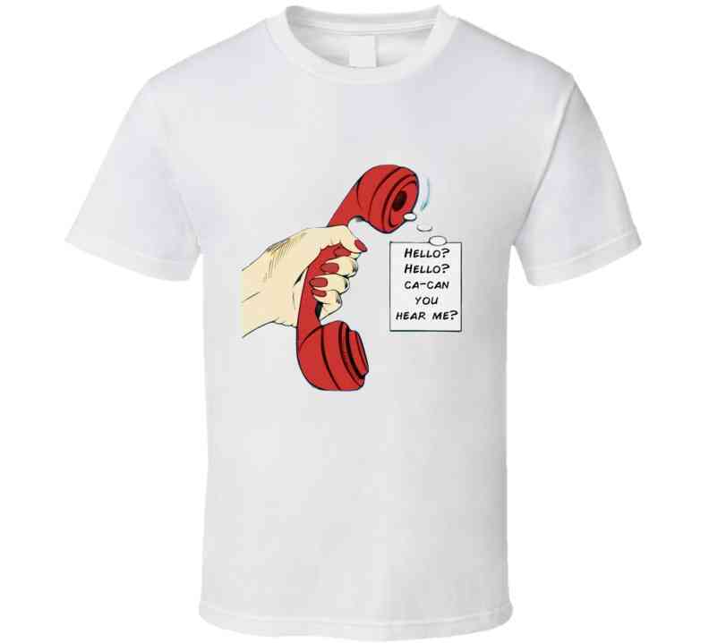 Hello? Ladies T Shirt