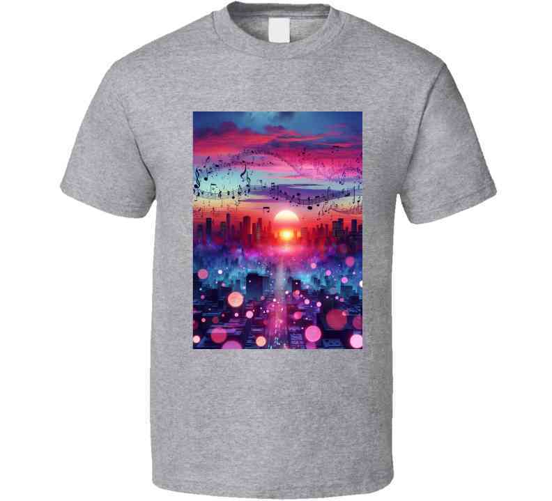 Musical City Skyline  T Shirt