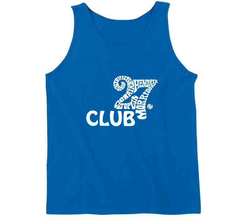 27 Club  T Shirt Blue