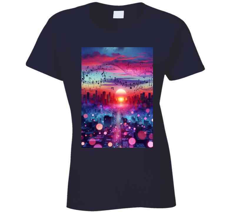 Musical City Skyline  T Shirt