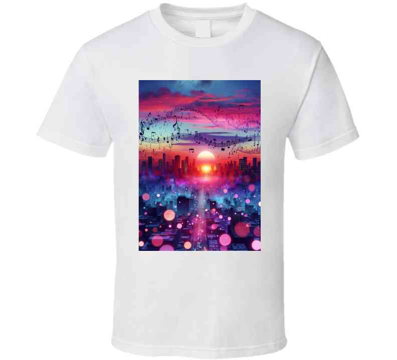 Musical City Skyline  T Shirt