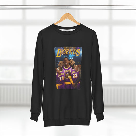 LEGENDS OF L.A (BLACK)  ..  AOP Unisex Sweatshirt