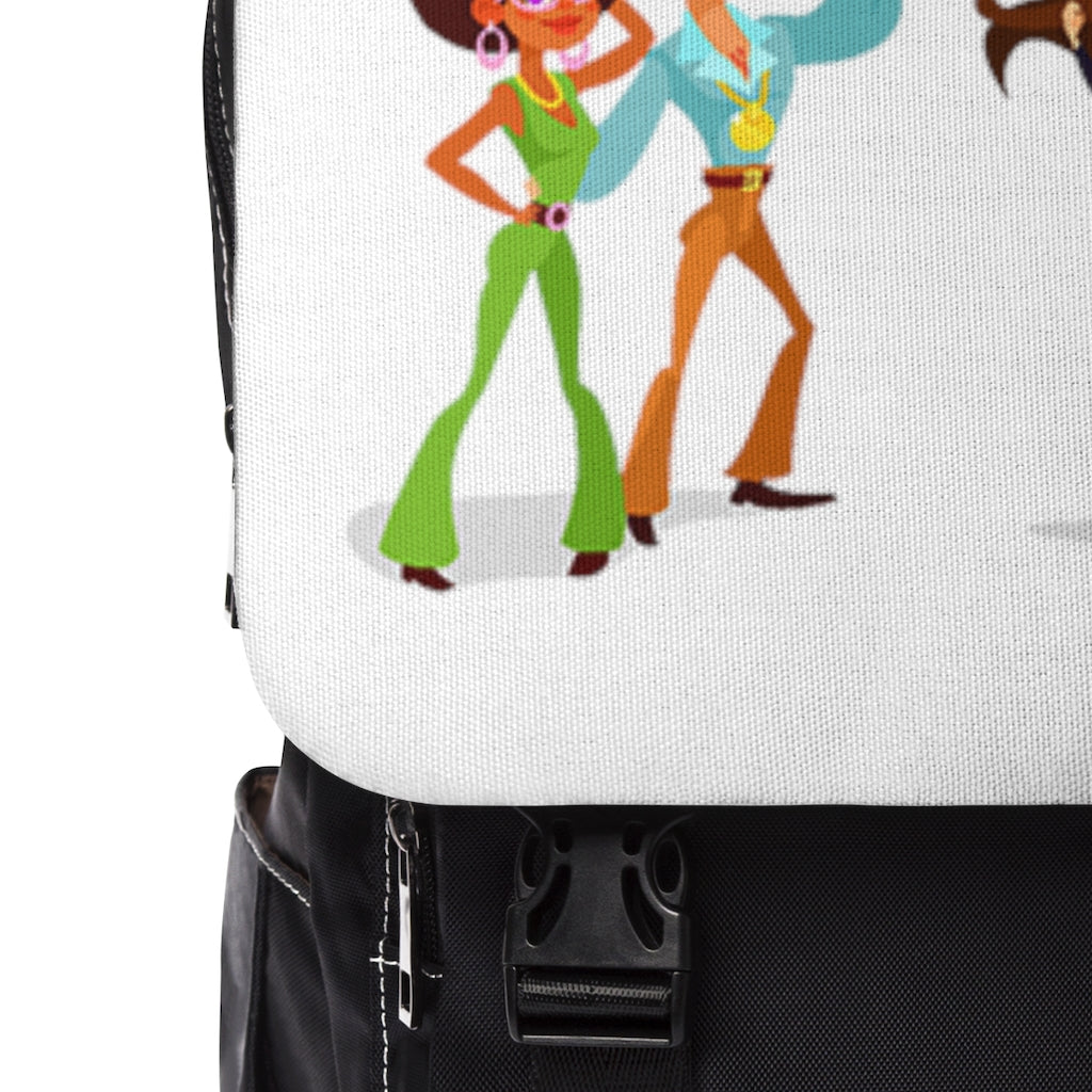 Let's Dance Unisex Casual Shoulder Backpack