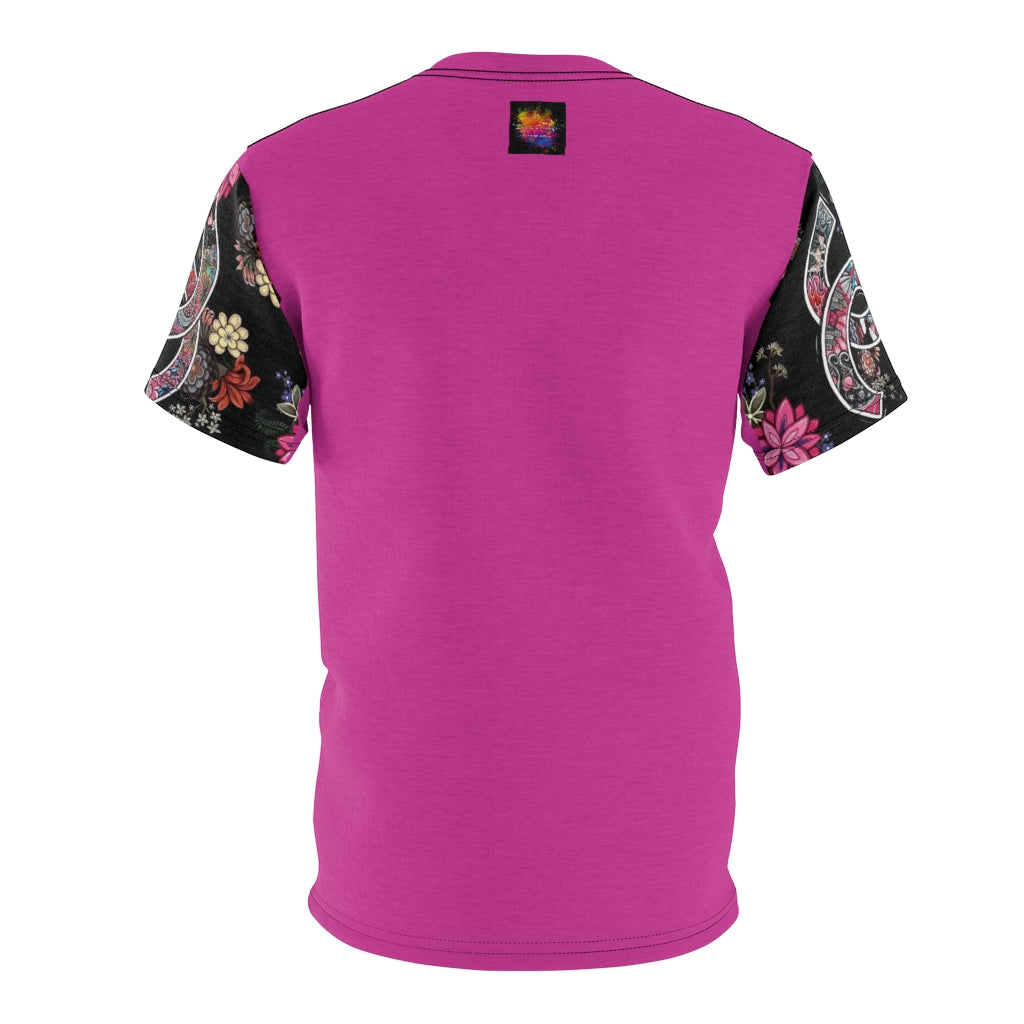 FLOWERS OF COUTURE  ( LAVENDAR ) ..  All Over Tee