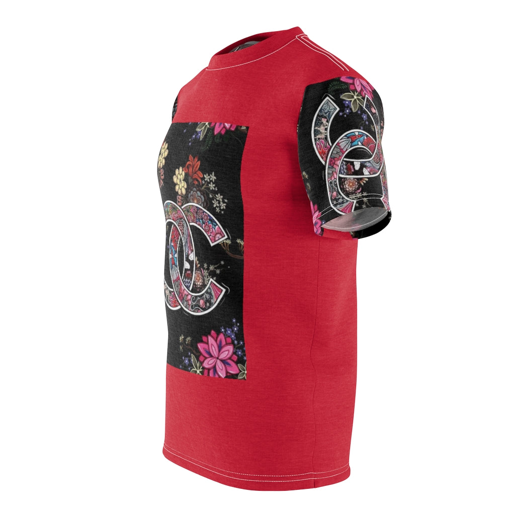 FLOWERS OF COUTURE  ( RED ) ..  All Over Tee