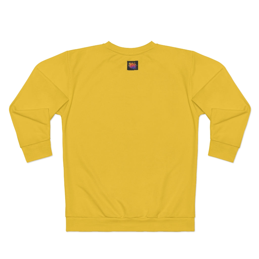 GOLDEN AGE THROWBACK (GOLD)  ..  AOP Unisex Sweatshirt