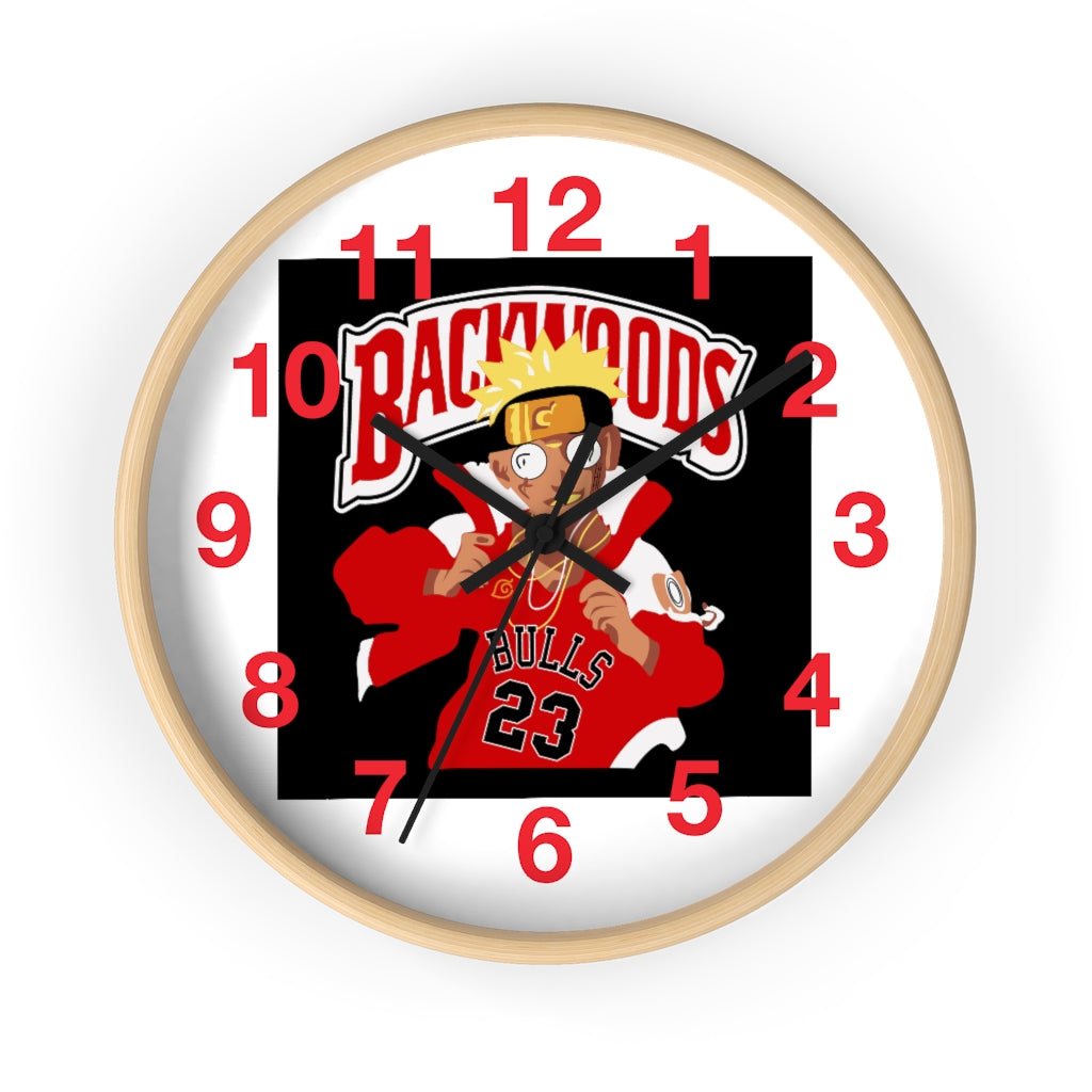 CHI-TOWN BACKWOOD Wall clock