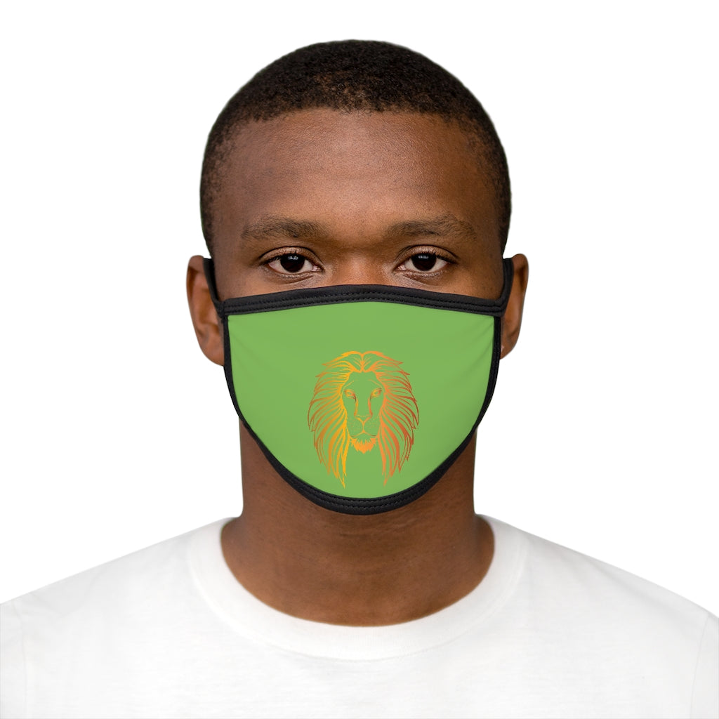 TRUE KING OF THE J'S  (GREEN)..  Fabric Face Mask