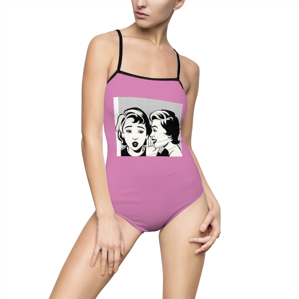 GOSSIP (Lavendar) One-piece Swimsuit