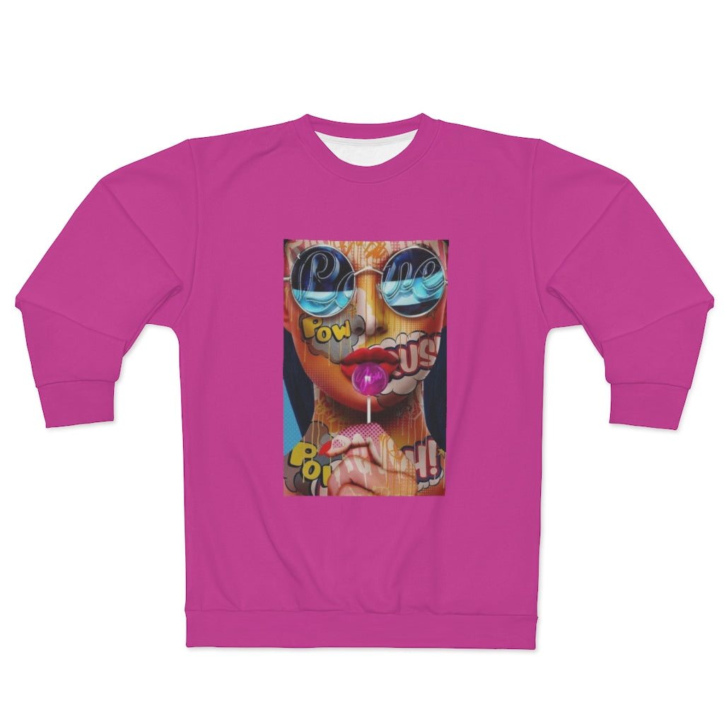 CHIC POP (DEEP PINK)  ..  AOP Unisex Sweatshirt