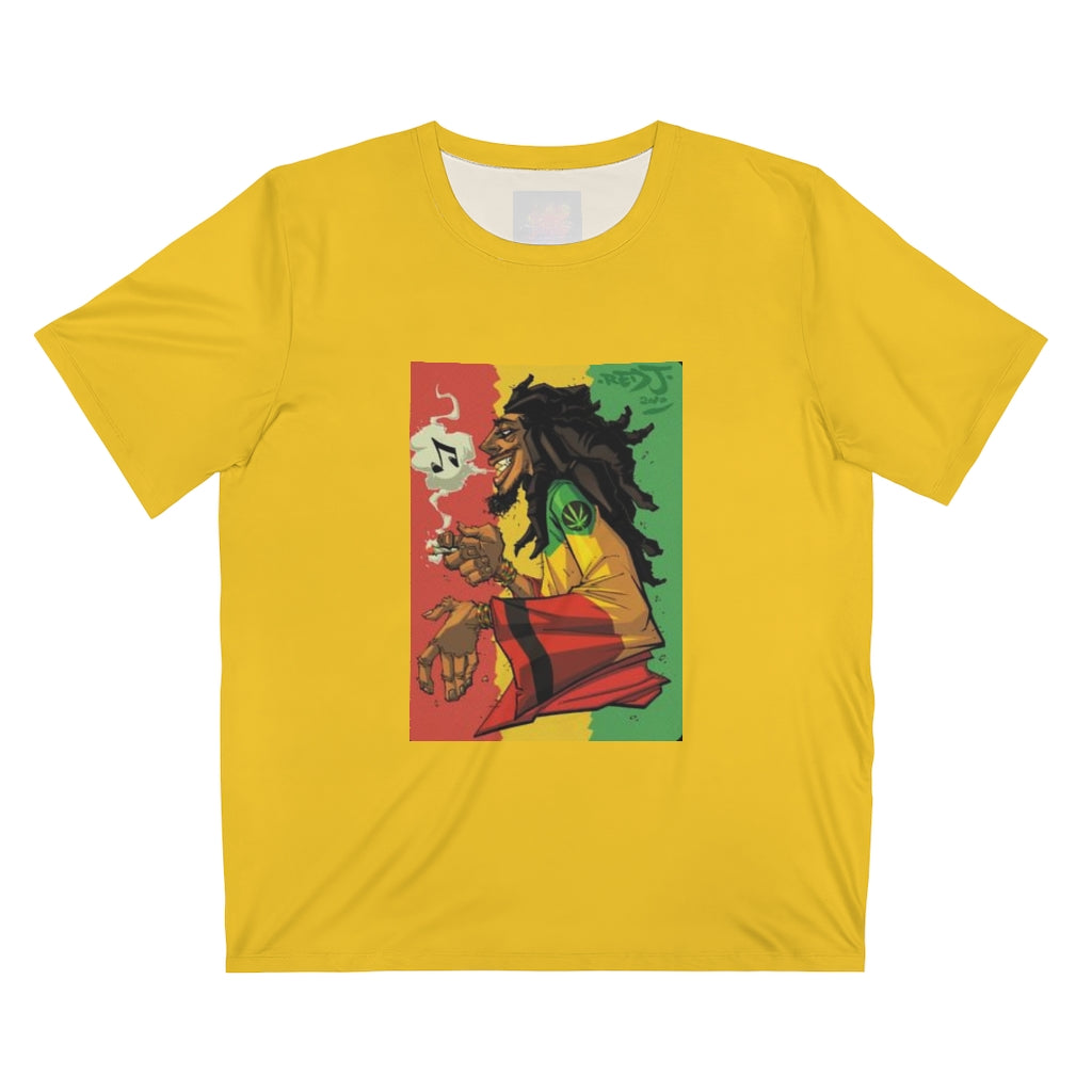 JUST ME MON (Yellow)  All Over Print Unisex T-Shirt