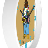 THROWBACK BABY BLUE COO Wall clock