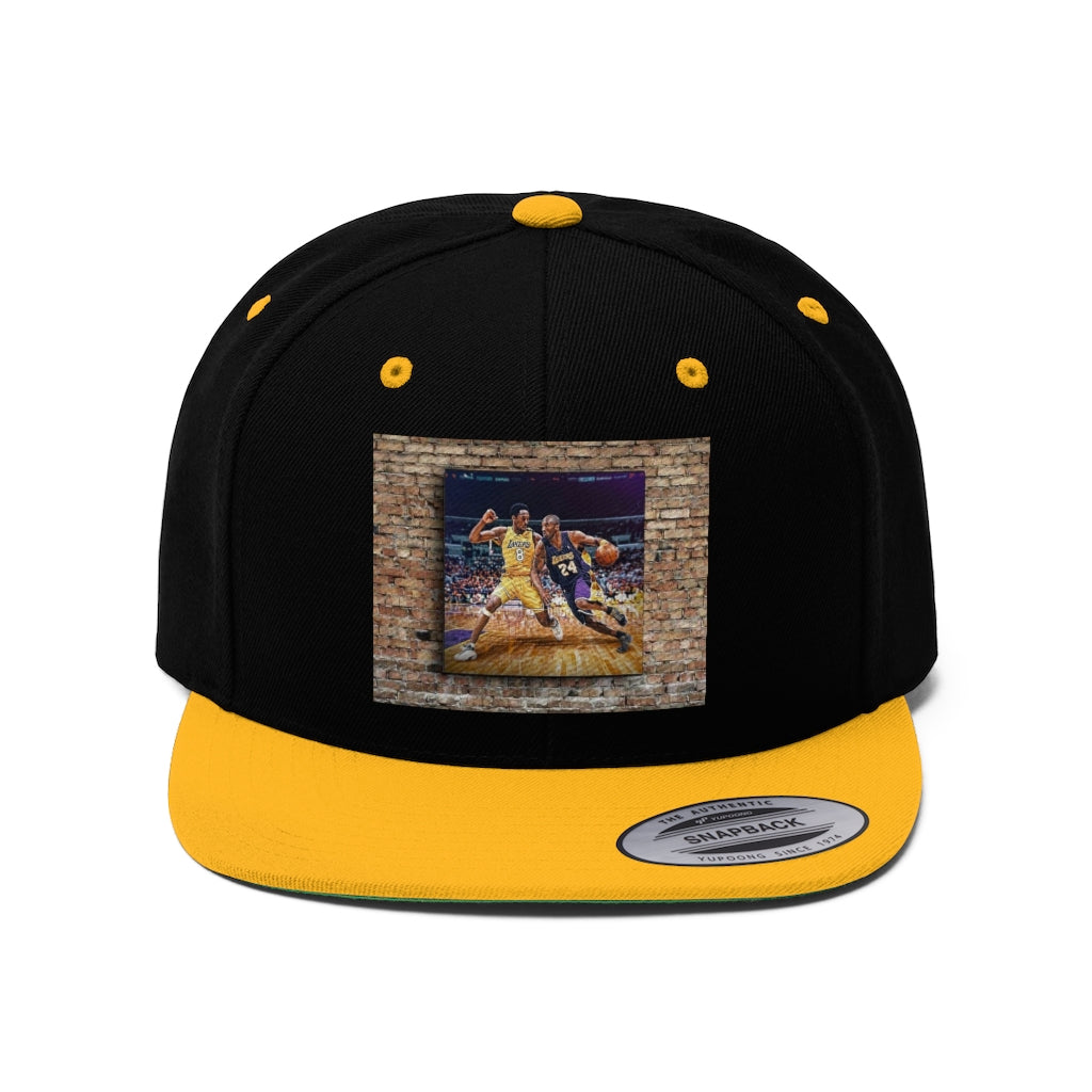 8 vs 24 BLACK & GOLD SNAPBACK Unisex Flat Bill Hat