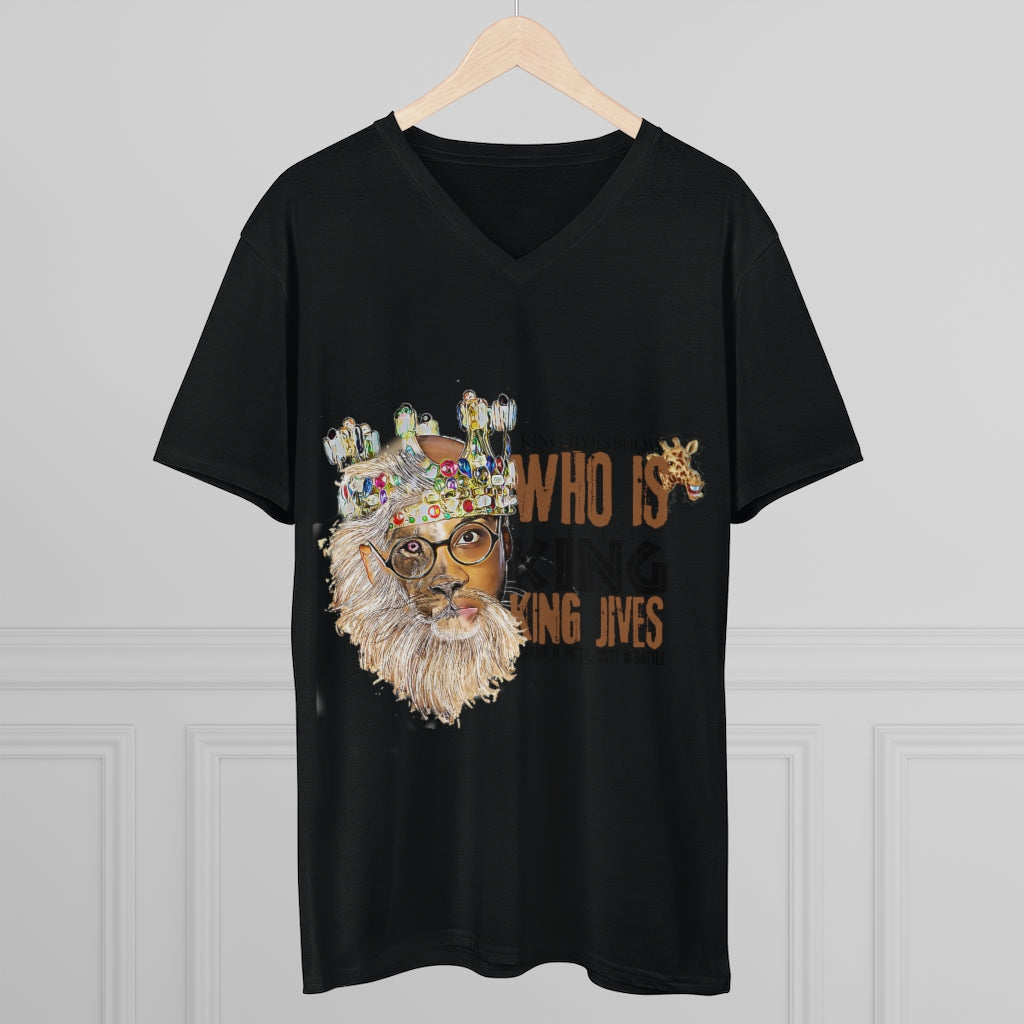 Who Is This King? King Jives V-Neck Tee