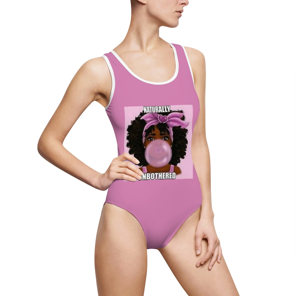 Naturally U Lavendar One-Piece Swimsuit