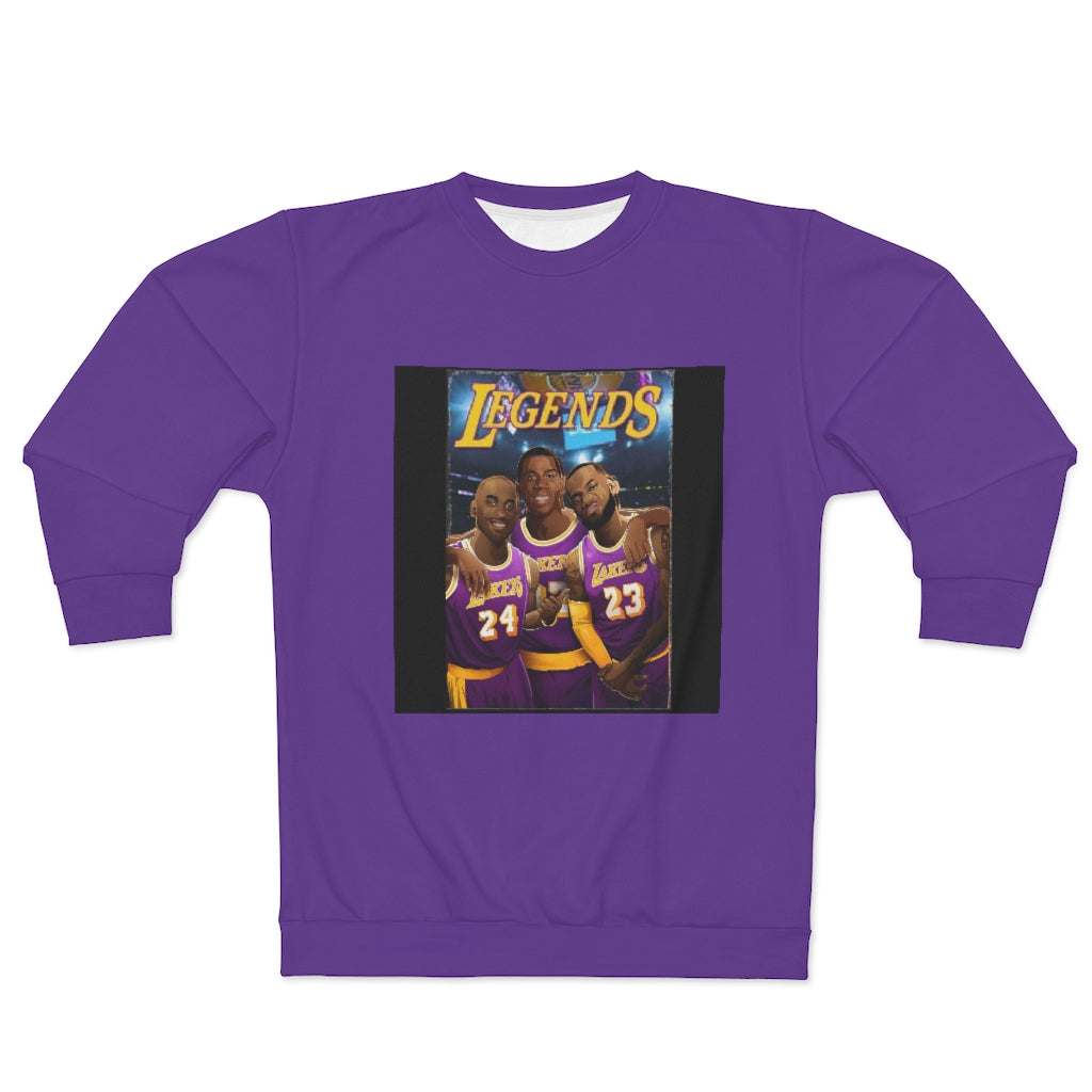 LEGENDS OF L.A (PURPLE)  ..  AOP Unisex Sweatshirt