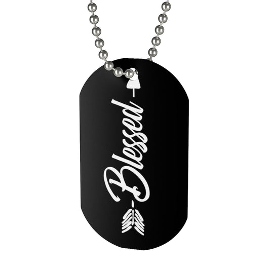 BLESSED .. Dog Tag