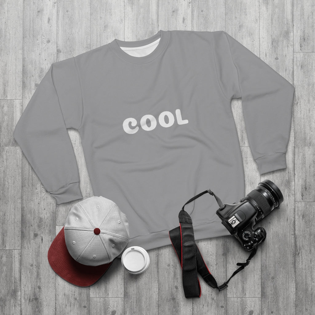 COOL .. (GRAY)  ..  AOP Unisex Sweatshirt