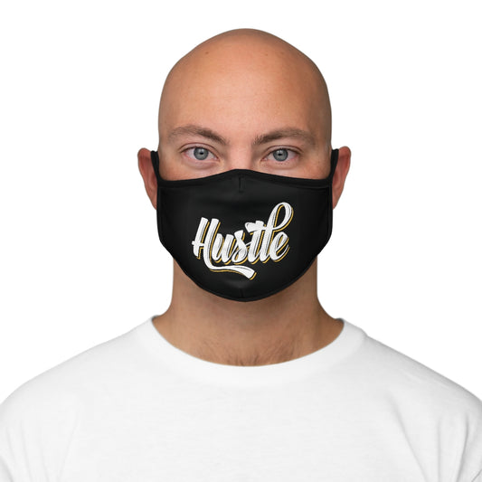 HUSTLE..   Fitted Polyester Face Mask