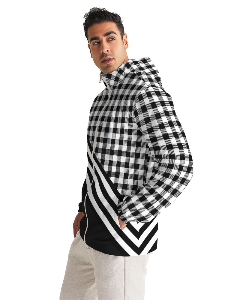 Checkerboard Men's Windbreaker