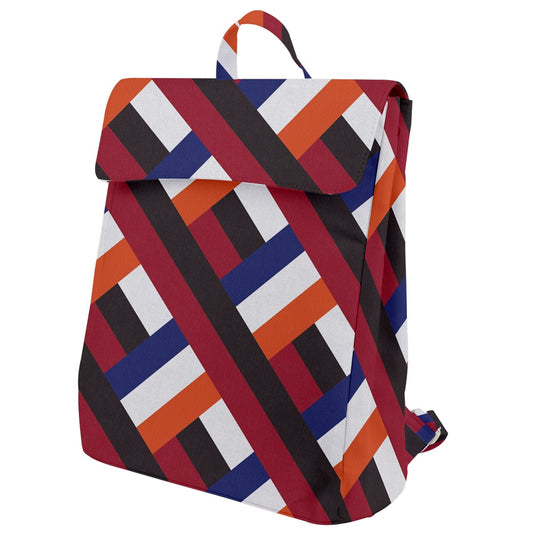 THCNJ STRIPE ME OUT Flap Top Backpack