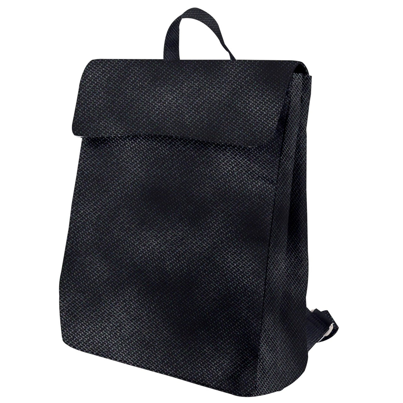 THCNJ BLACK DENIM Flap Top Backpack