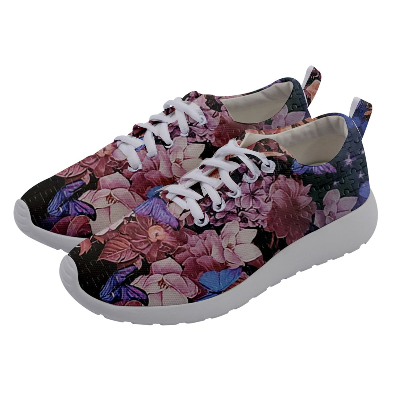 THCNJ PURPLE FLOWER Women Athletic KICKS