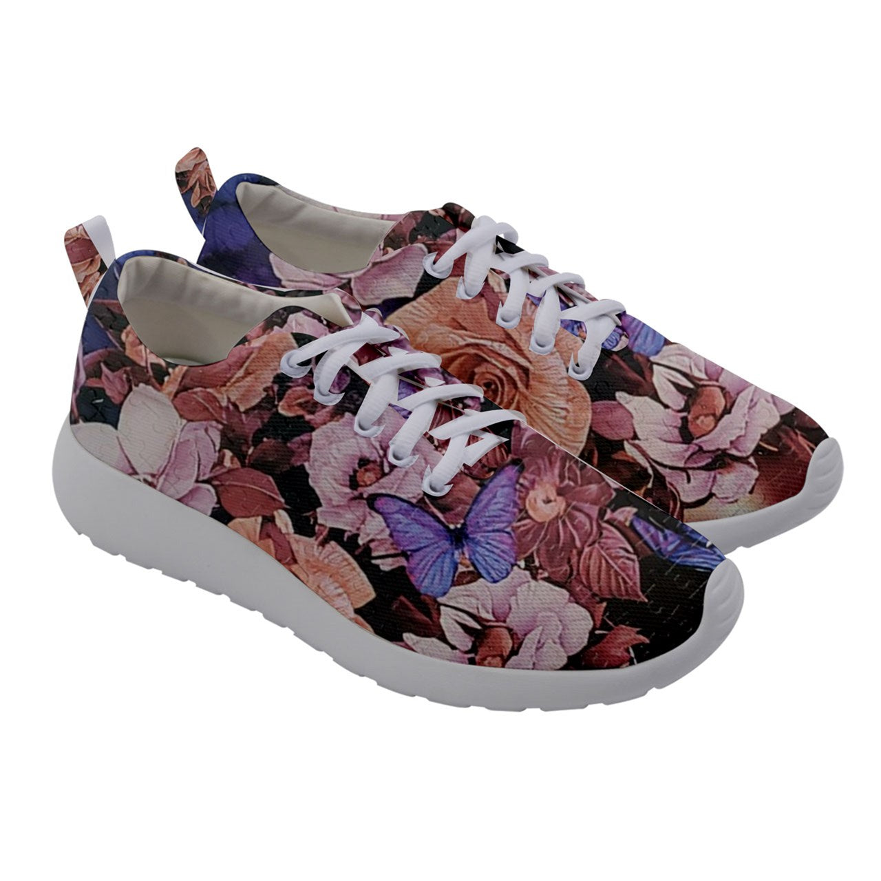 THCNJ PURPLE FLOWER Women Athletic KICKS