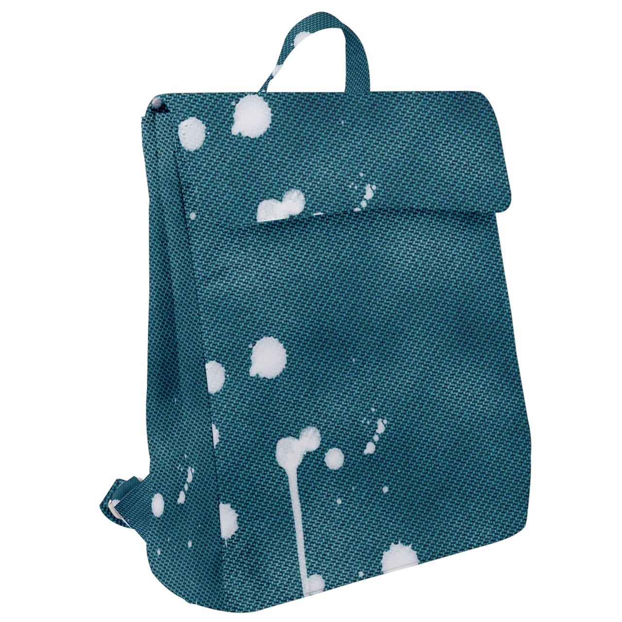 THCNJ DENIM SPLASH Flap Top Backpack