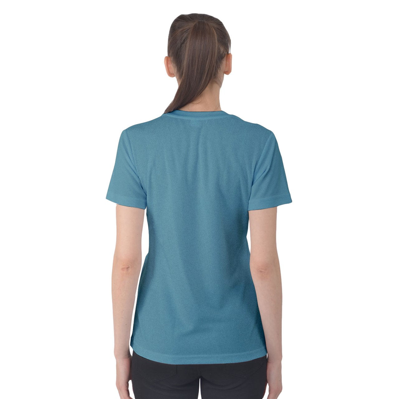 RETRO HOT POP BLUE Women's Cotton Tee