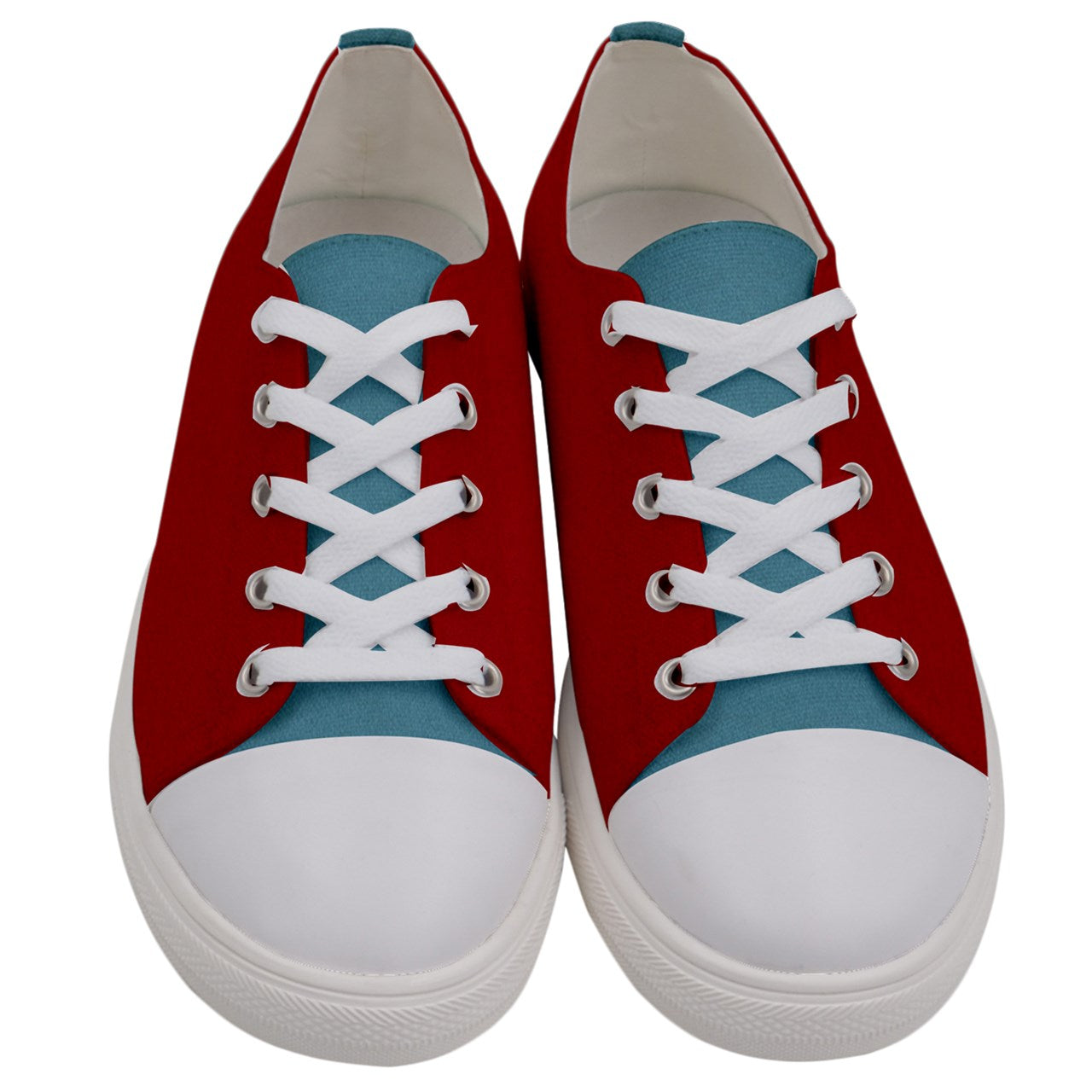 RETRO POP RED Women's Low Top Canvas KICKS