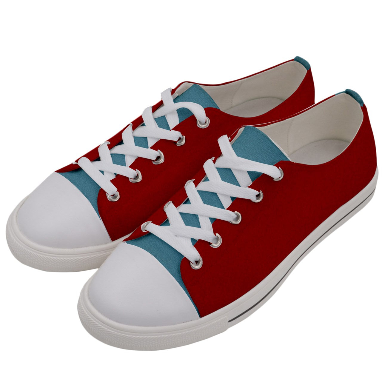 RETRO POP RED Women's Low Top Canvas KICKS