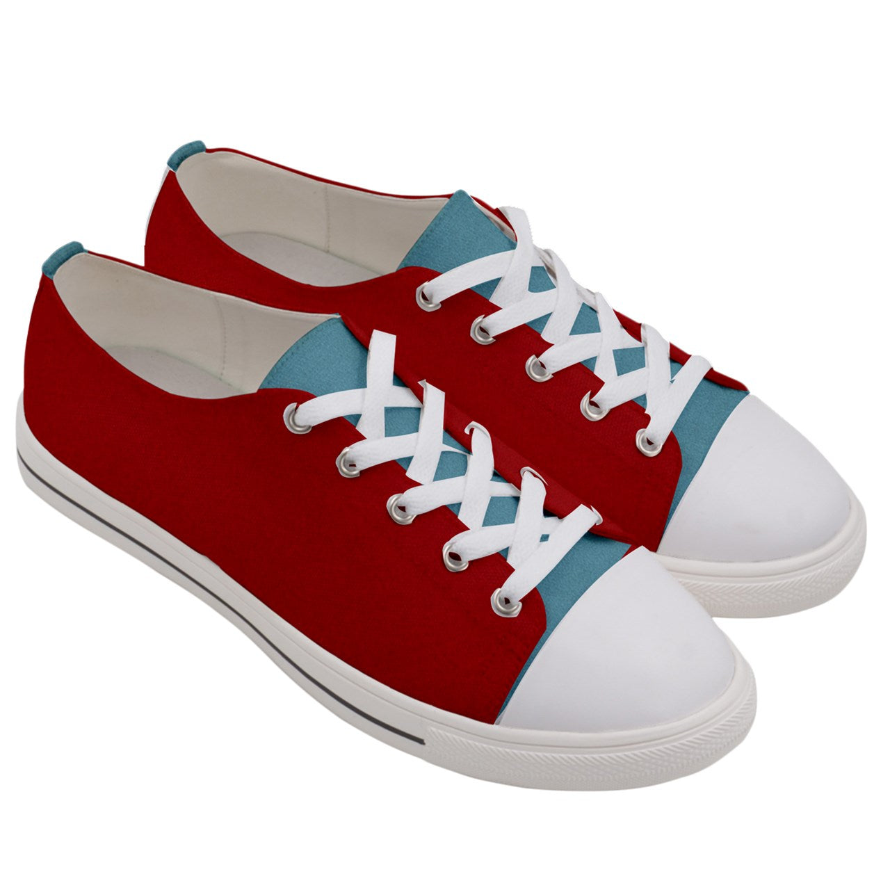 RETRO POP RED Women's Low Top Canvas KICKS