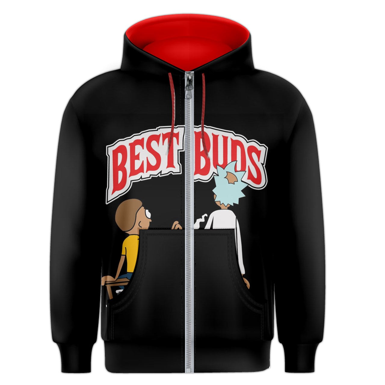 bestbuds Men's Zipper Hoodie