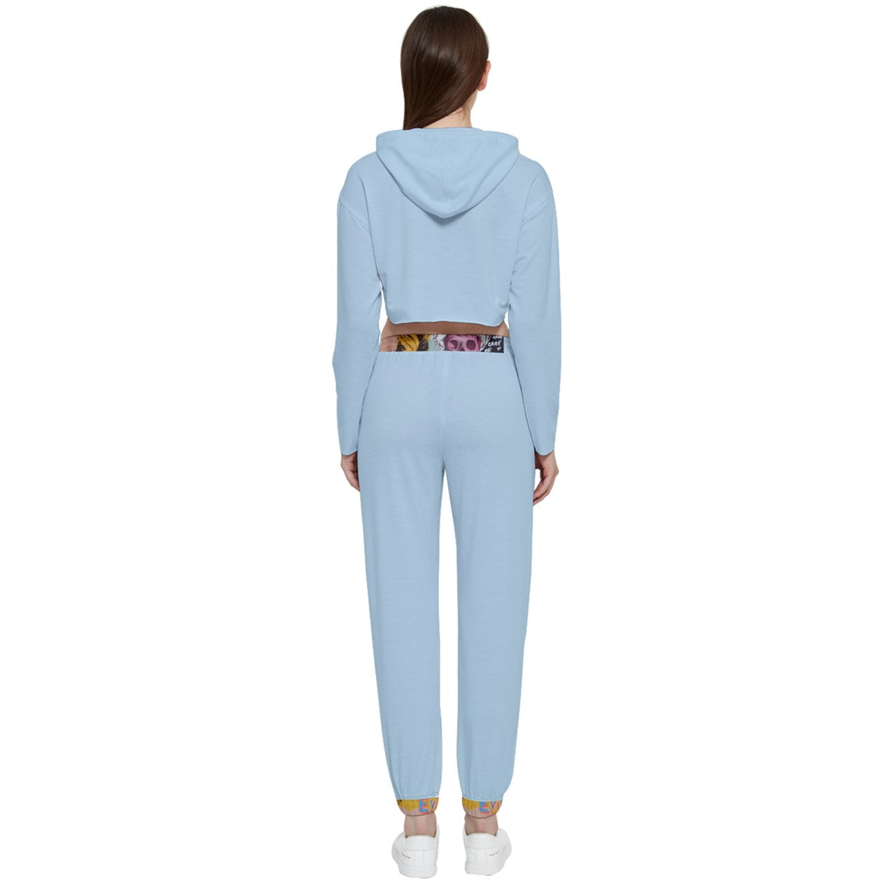 RETRO POP Cropped Zip Up Lounge Set